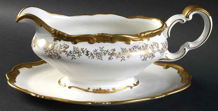 14051 Gravy Boat with Attached Underplate by Weimar-1