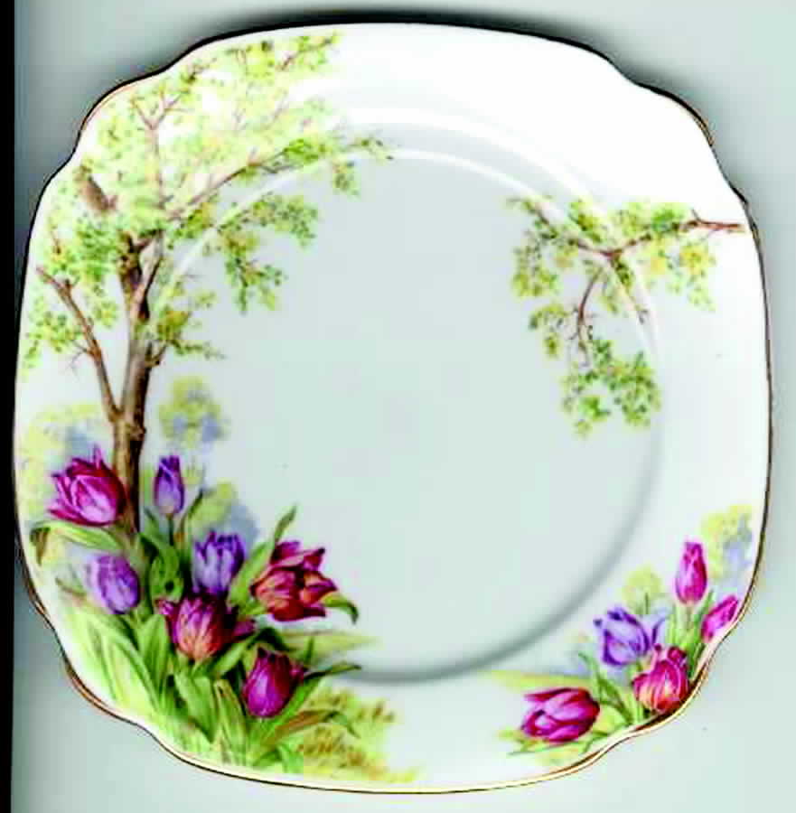 WID2 Square Salad Plate by Windsor (England)-1