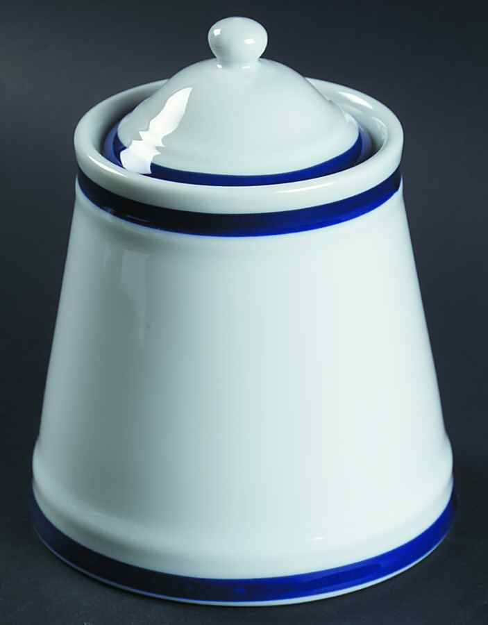 Brasserie Blue Sugar Bowl & Lid by Williams-Sonoma-1