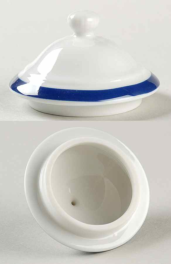 Brasserie Blue Lid for Sugar Bowl by Williams-Sonoma-1