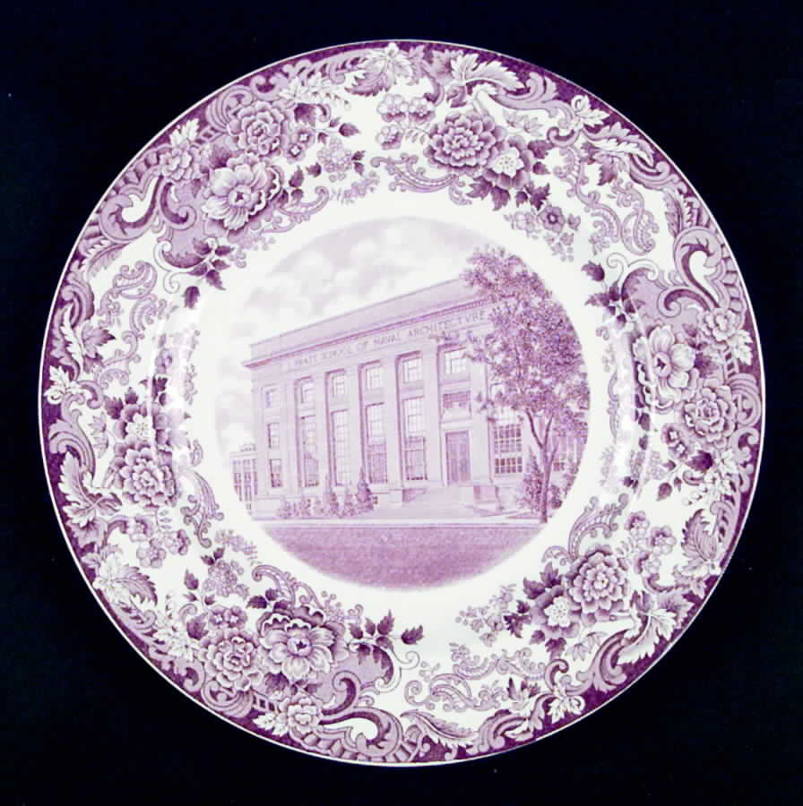 Massachusetts Institute of Technology Mulberry Dinner Plate by Wedgwood-1