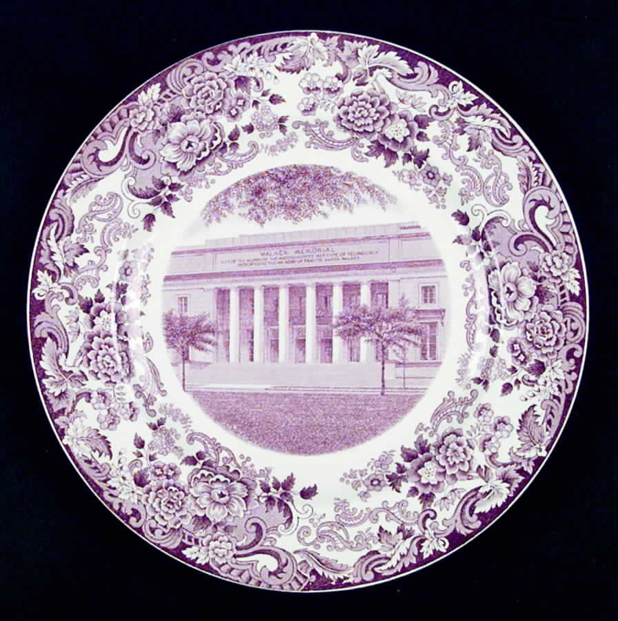 Massachusetts Institute of Technology Mulberry Dinner Plate by Wedgwood-1