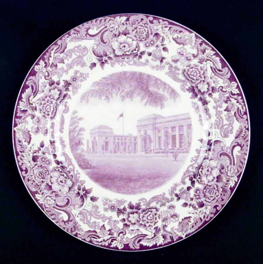 Massachusetts Institute of Technology Mulberry Dinner Plate by Wedgwood-1