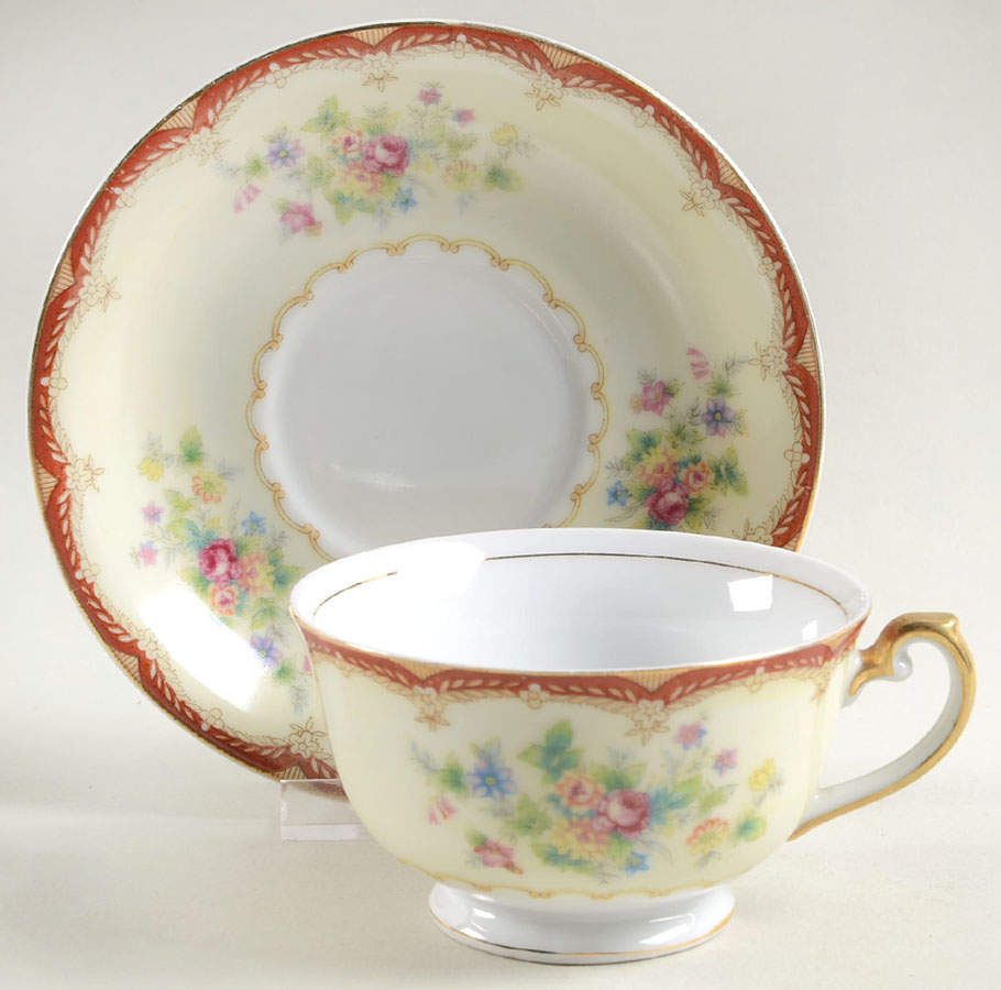 WEX4 Footed Cup & Saucer Set by Wexford-1