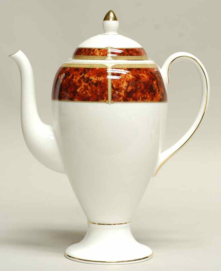 Tortoiseshell Coffee Pot & Lid by Wedgwood-1