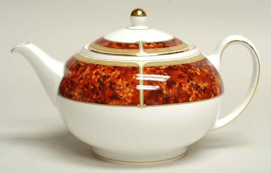 Tortoiseshell Teapot & Lid by Wedgwood-1