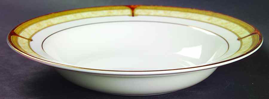 Tortoiseshell Rim Soup Bowl by Wedgwood-1