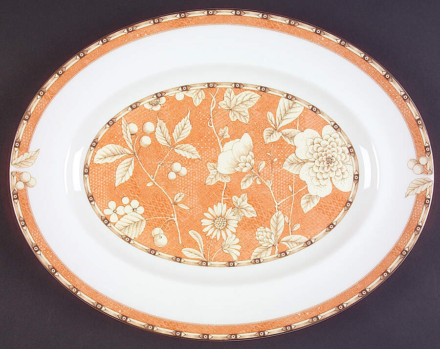 Frances 14" Oval Serving Platter by Wedgwood-1
