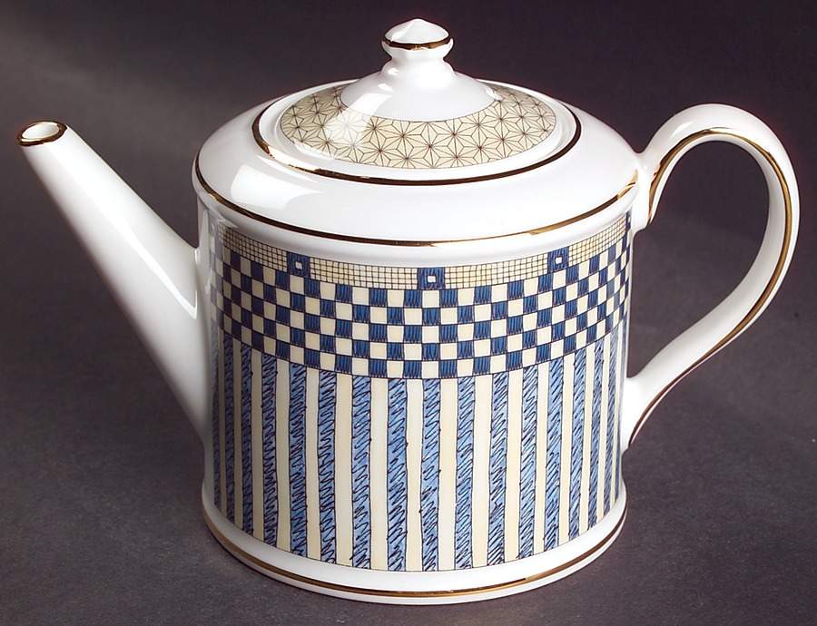 Samurai Individual Teapot & Lid by Wedgwood-1