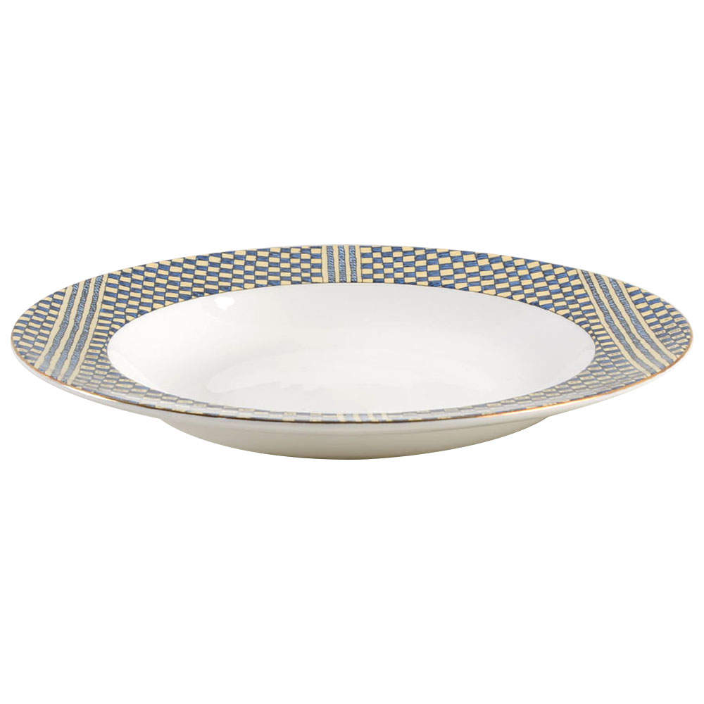 Samurai Large Rim Soup Bowl by Wedgwood-1
