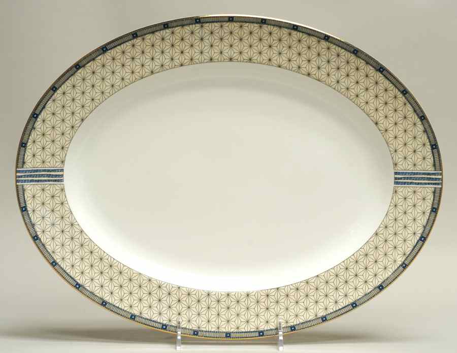 Samurai 15" Oval Serving Platter by Wedgwood-1