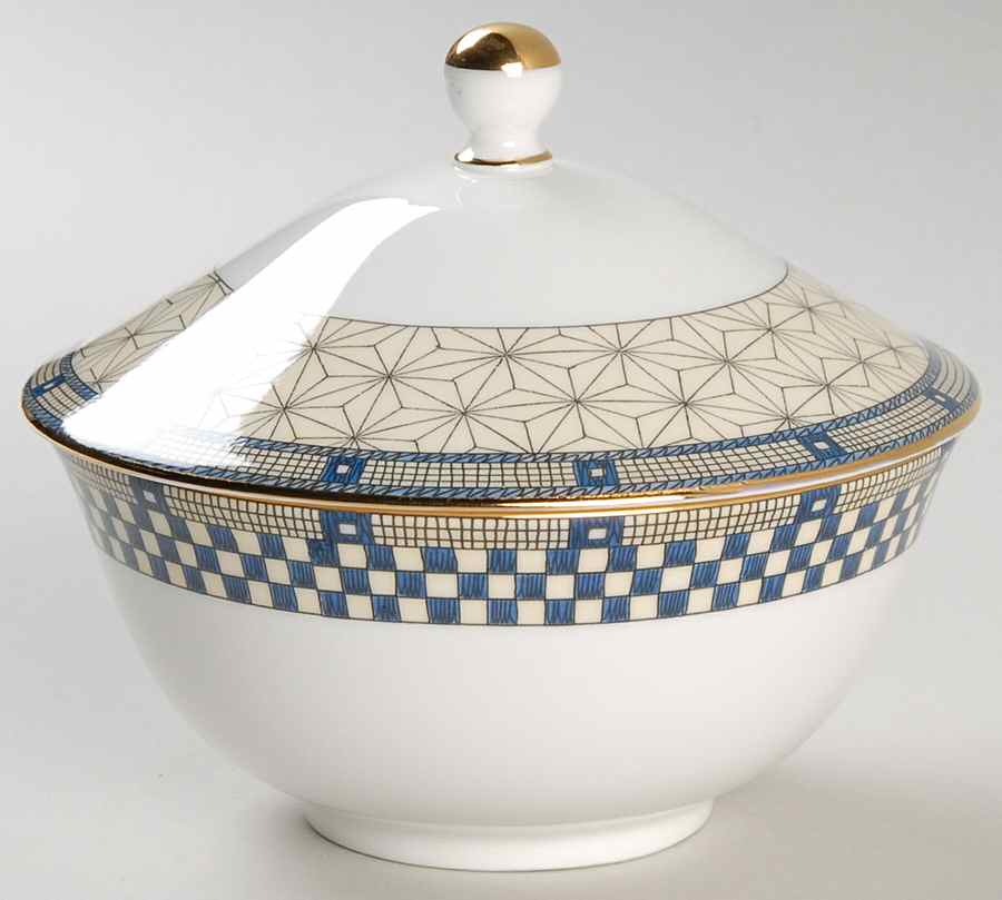 Samurai Rice Bowl & Lid by Wedgwood-1