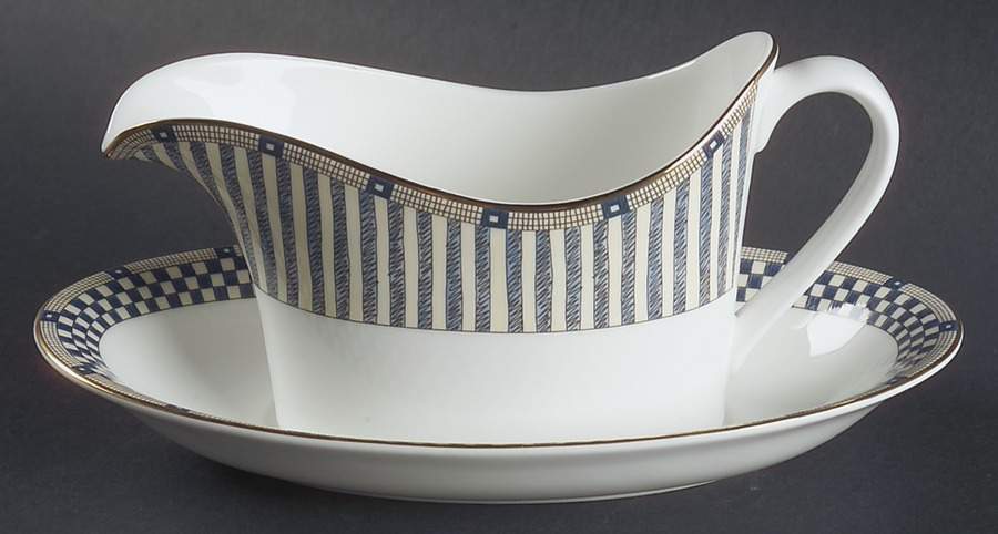 Samurai Gravy Boat & Underplate by Wedgwood-1