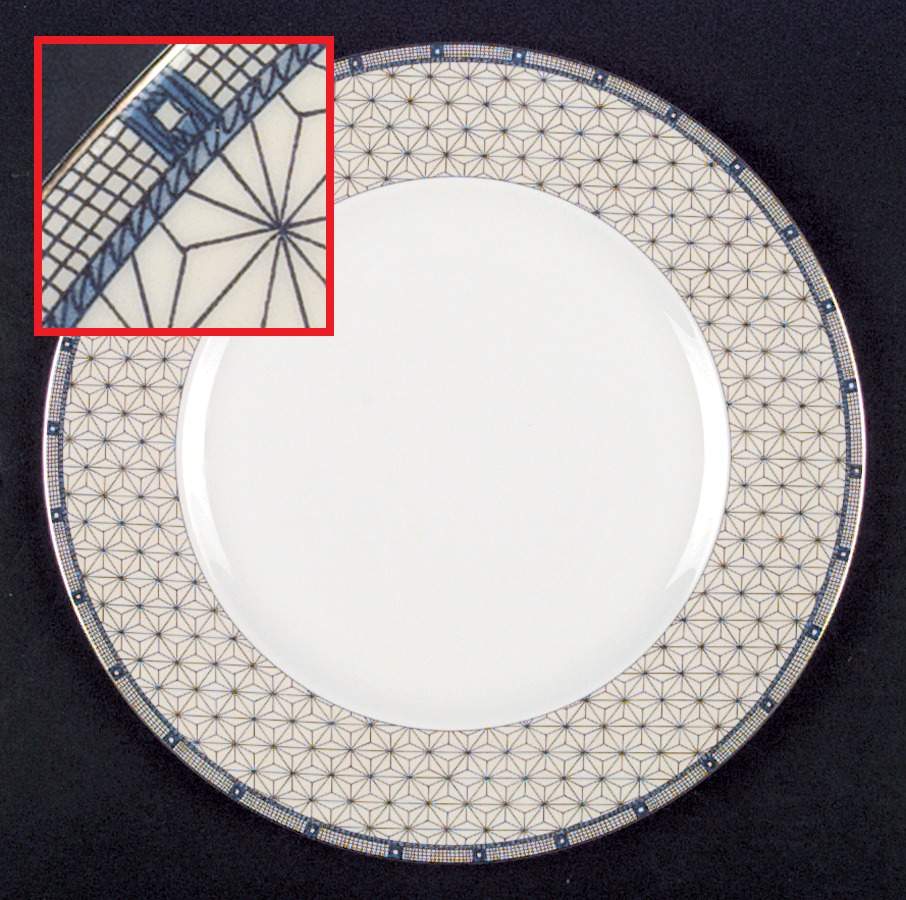 Samurai Accent Dinner Plate by Wedgwood-1