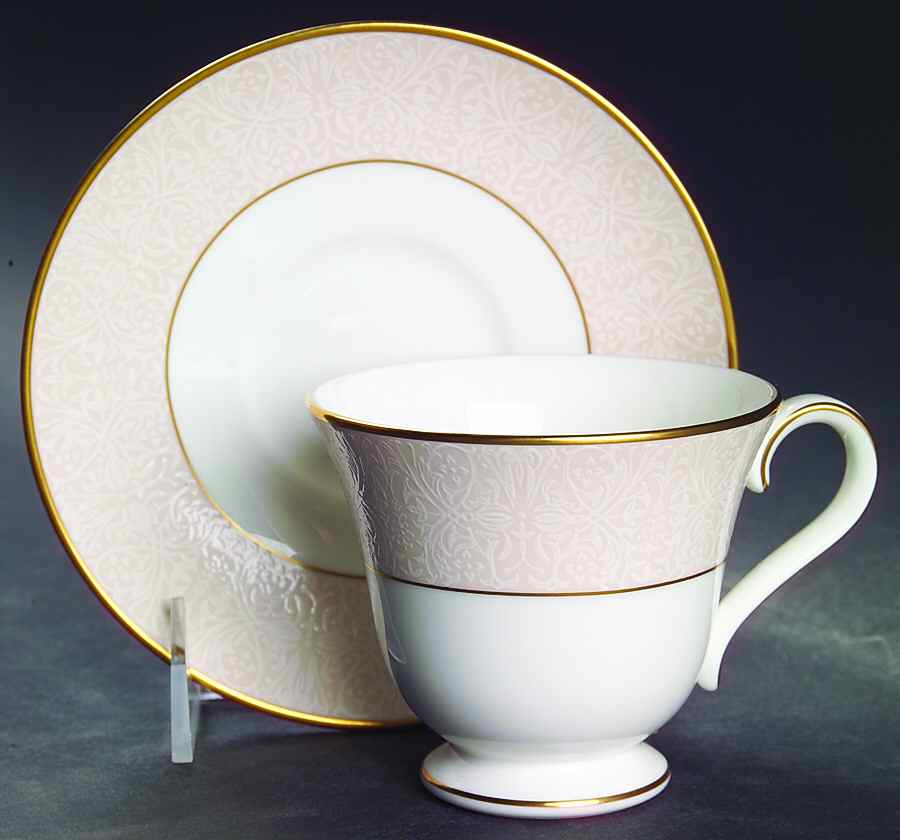 Charlemont Court Footed Cup & Saucer Set by Waterford China-1