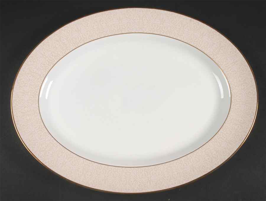 Charlemont Court 15" Oval Serving Platter by Waterford China-1