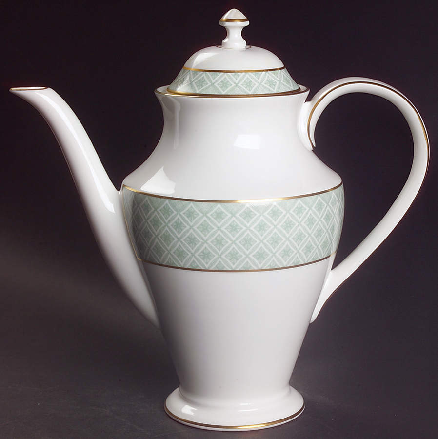 Fitzpatrick Green Tea/Coffee Pot & Lid by Waterford China-1