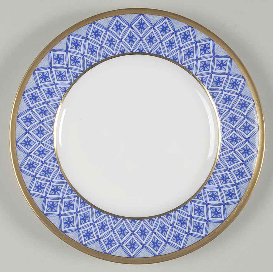 Fitzpatrick Blue Bread & Butter Plate by Waterford China-1
