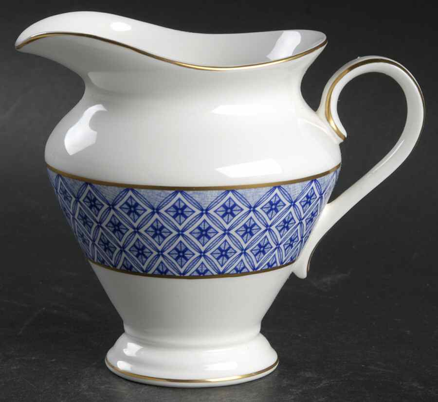 Fitzpatrick Blue Creamer by Waterford China-1