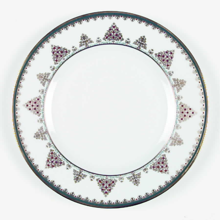 Yuletide (Red & Gold) Salad Plate by Waterford China-1