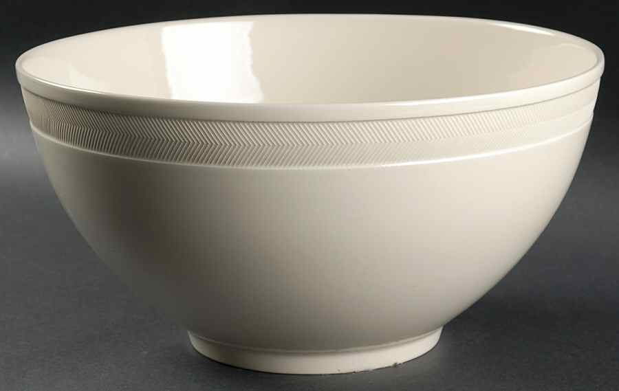 Weekday Weekend Dysart(Cream) 11" Large Salad Serving Bowl by Wedgwood-1