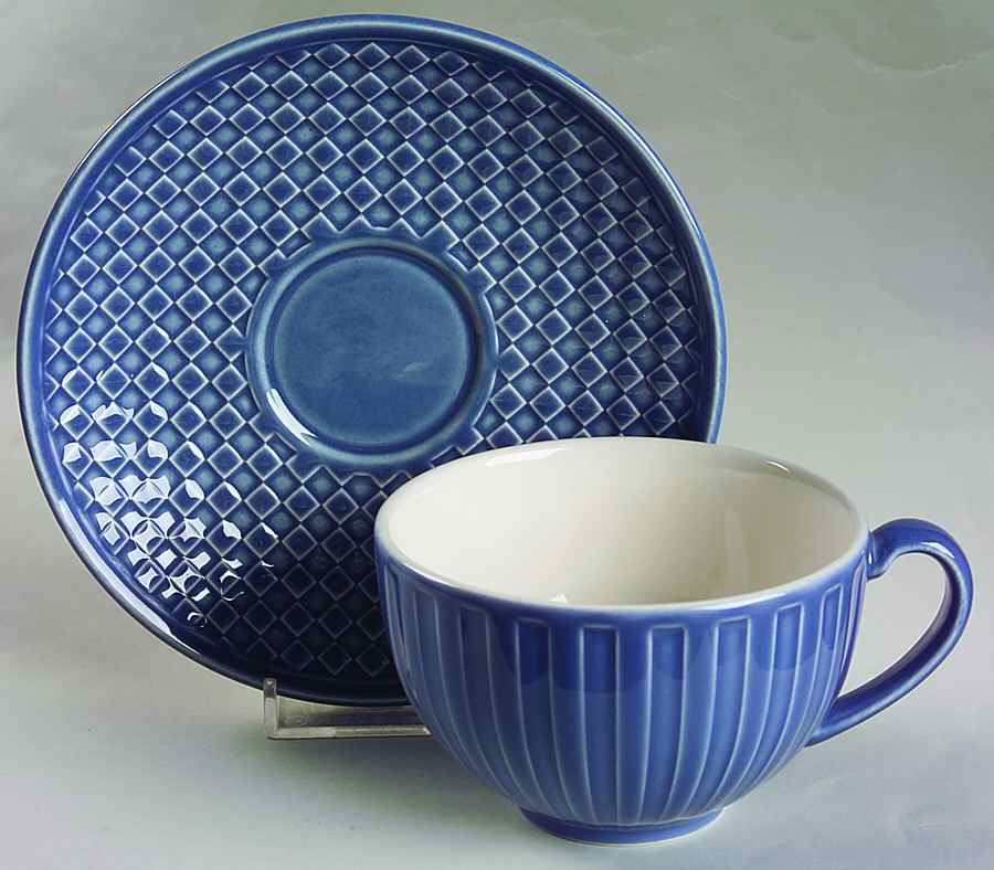 Weekday Weekend Blue Footed Cup & Saucer Set by Wedgwood-1