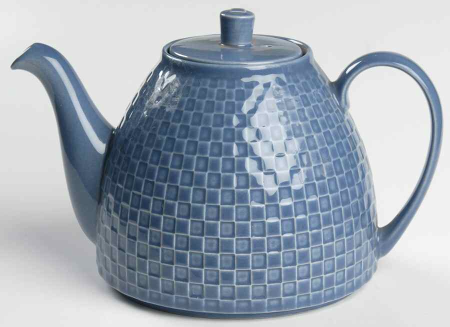Weekday Weekend Blue Small Teapot & Lid by Wedgwood-1