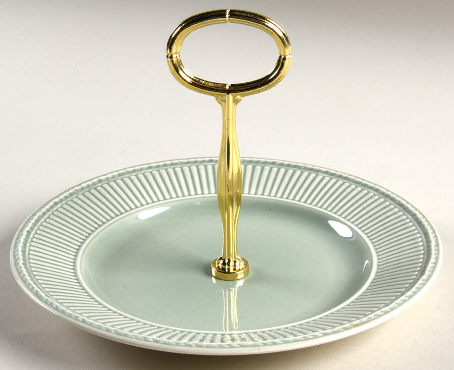 Edme Green 6" - 7" Tidbit (from Salad Plate) HC by Wedgwood-1