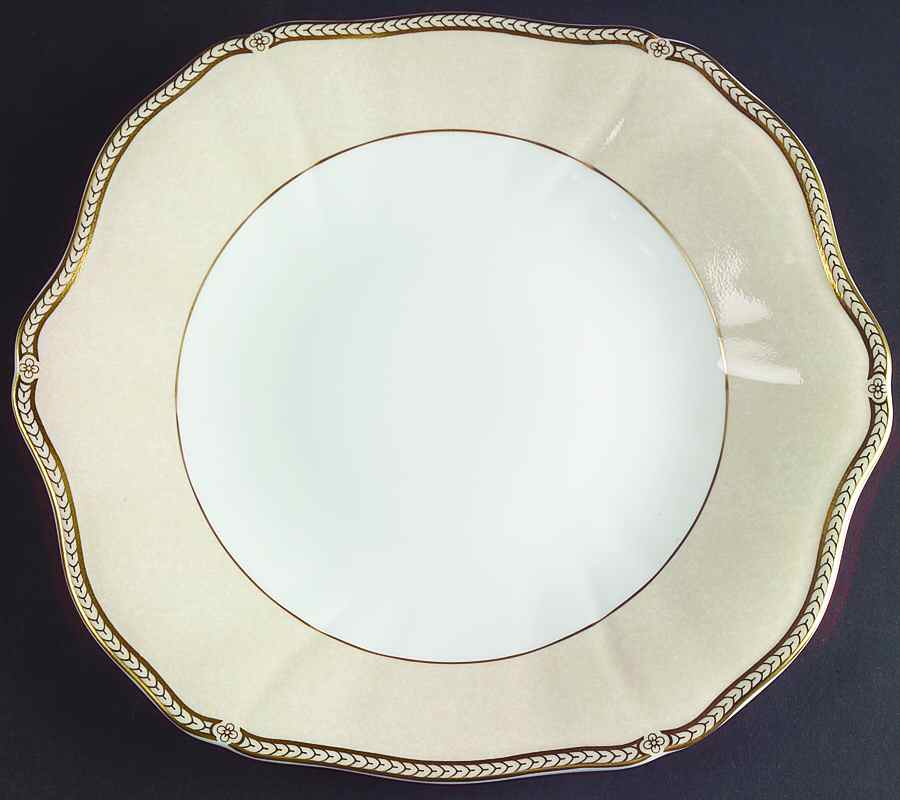 Crown Ivory Square Handled Cake Plate by Wedgwood-1