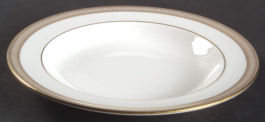 Carina Gold Rim Soup Bowl by Waterford China-1