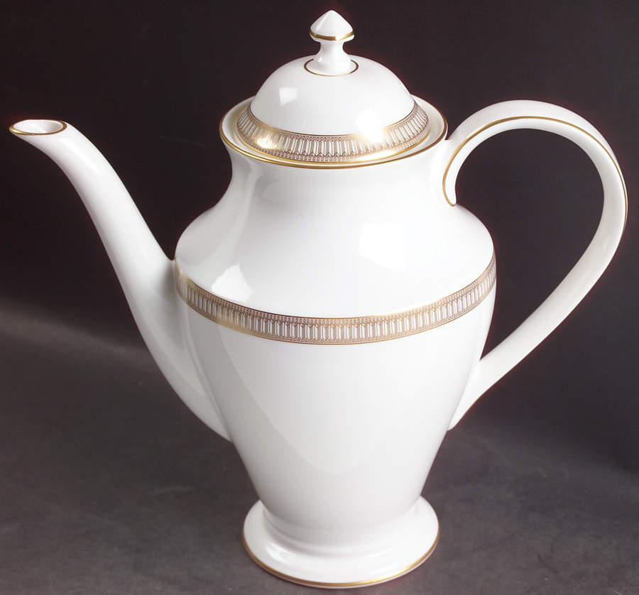 Carina Gold Tea/Coffee Pot & Lid by Waterford China-1