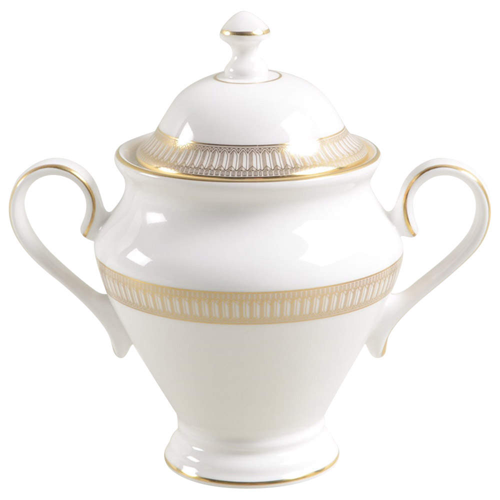 Carina Gold Sugar Bowl & Lid by Waterford China-1
