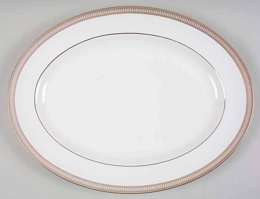 Carina Gold 15" Oval Serving Platter by Waterford China-1