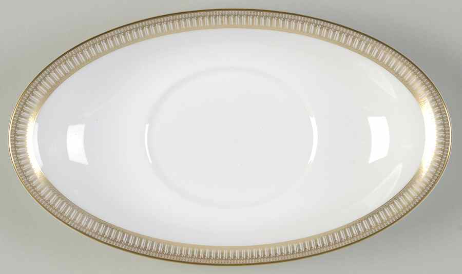 Carina Gold Underplate for Gravy Boat by Waterford China-1