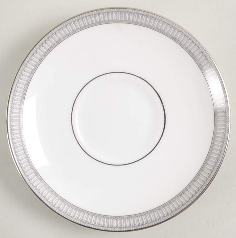 Carina Platinum Saucer by Waterford China-1