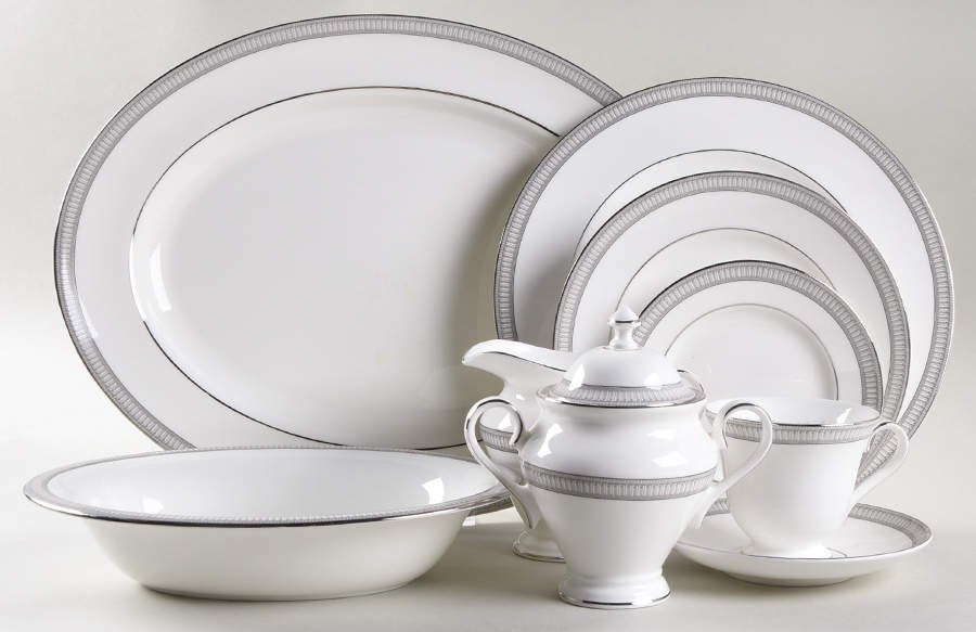 Carina Platinum 45 Piece Starter Set by Waterford China-1