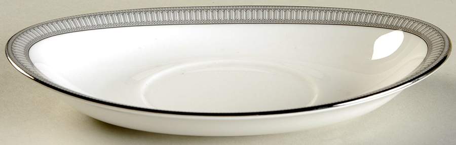 Carina Platinum Underplate for Gravy Boat by Waterford China-1