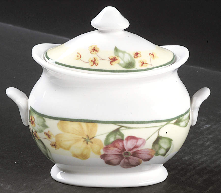 Christina Sugar Bowl & Lid by Westbury Court-1