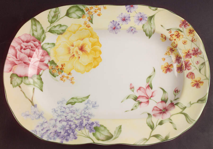 Christina 14" Oval Serving Platter by Westbury Court-1