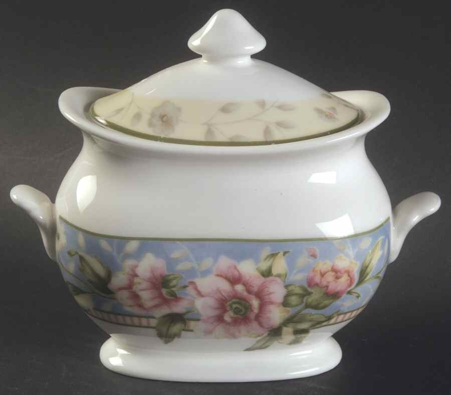 Jessica Sugar Bowl & Lid by Westbury Court-1