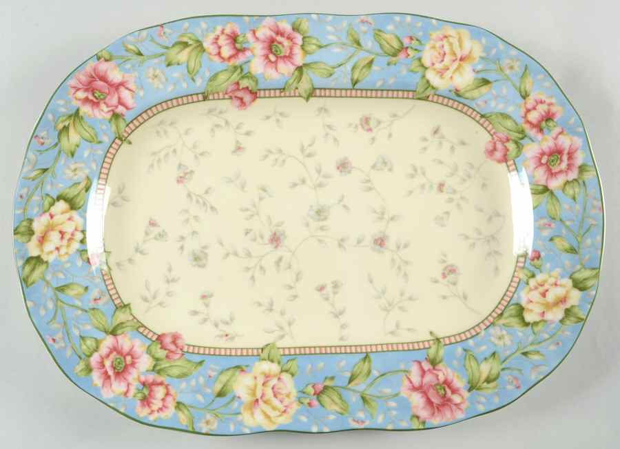 Jessica 14" Oval Serving Platter by Westbury Court-1