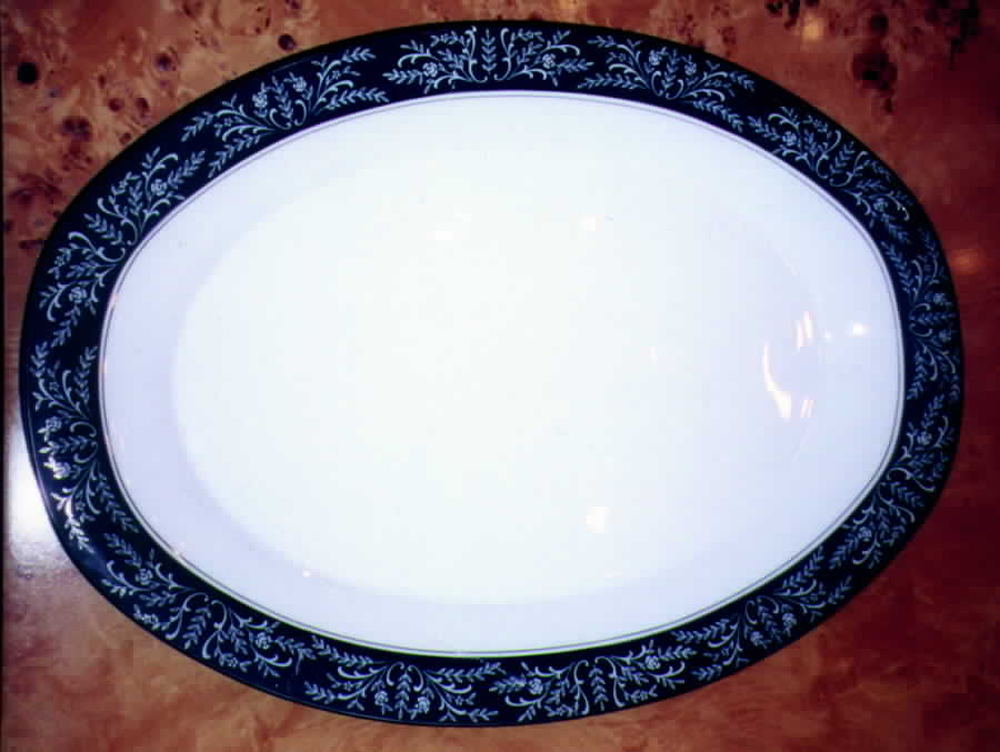 Renaissance 14" Oval Serving Platter by Wentworth-1