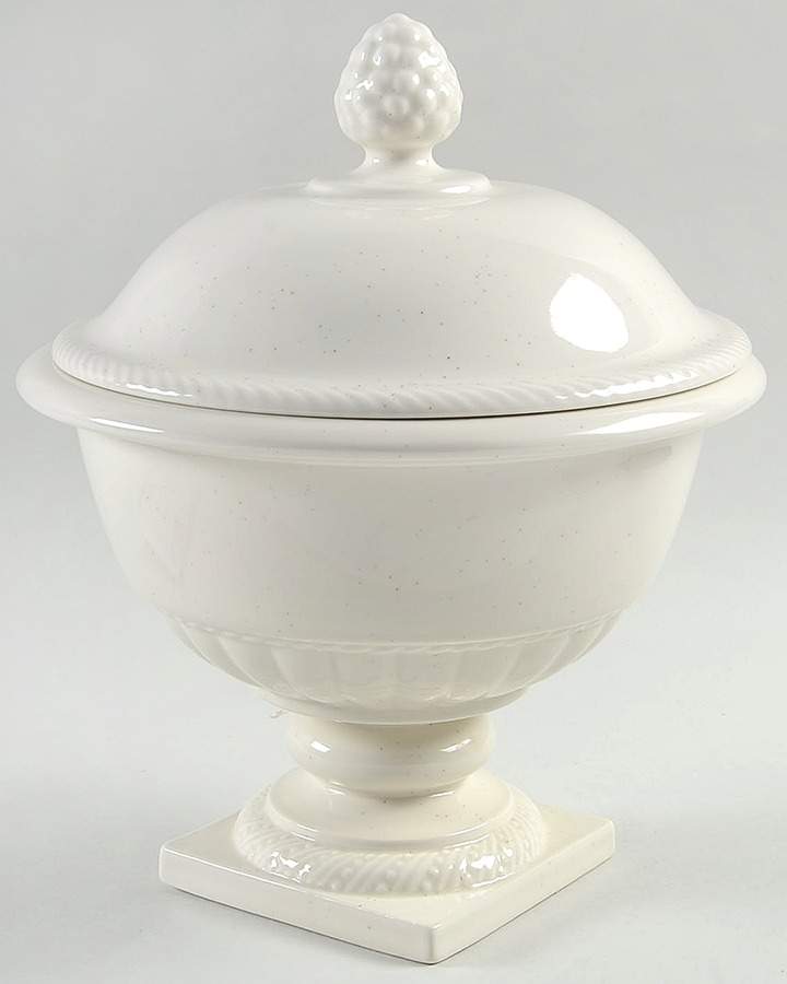 English Terrace Stone Large Candy Box & Lid by Wedgwood-1
