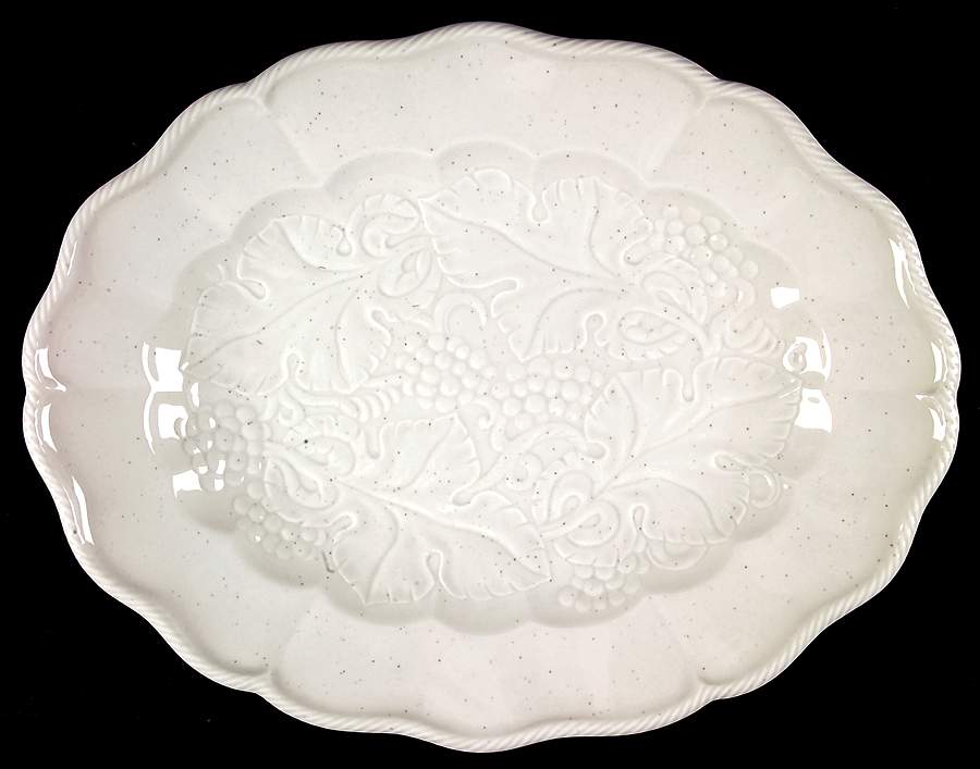 English Terrace Stone 15" Oval Serving Platter by Wedgwood-1