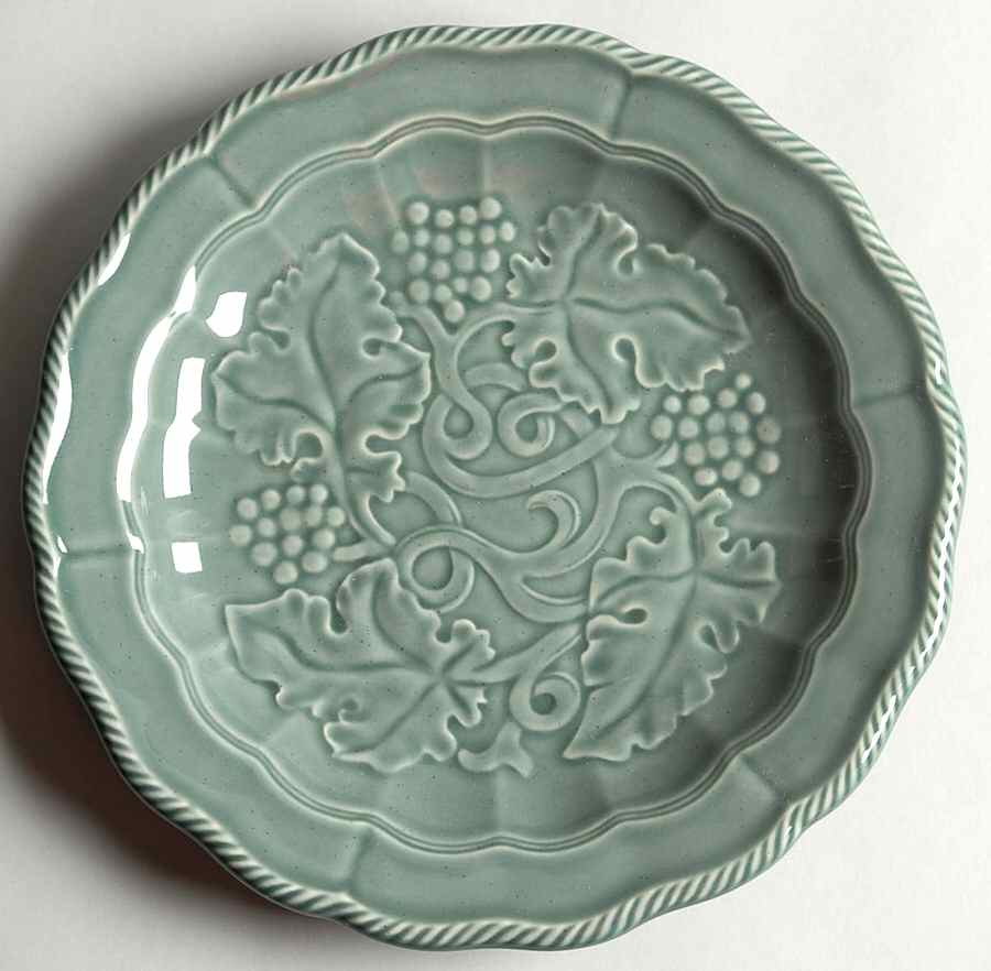 English Terrace Foliage Salad Plate by Wedgwood-1