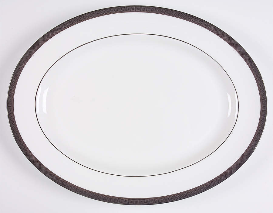 Metropolis 15" Oval Serving Platter by Wedgwood-1