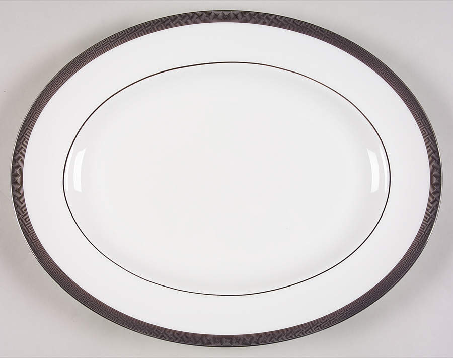 Metropolis 14" Oval Serving Platter by Wedgwood-1