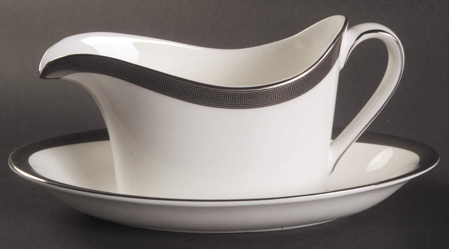 Metropolis Gravy Boat & Underplate by Wedgwood-1
