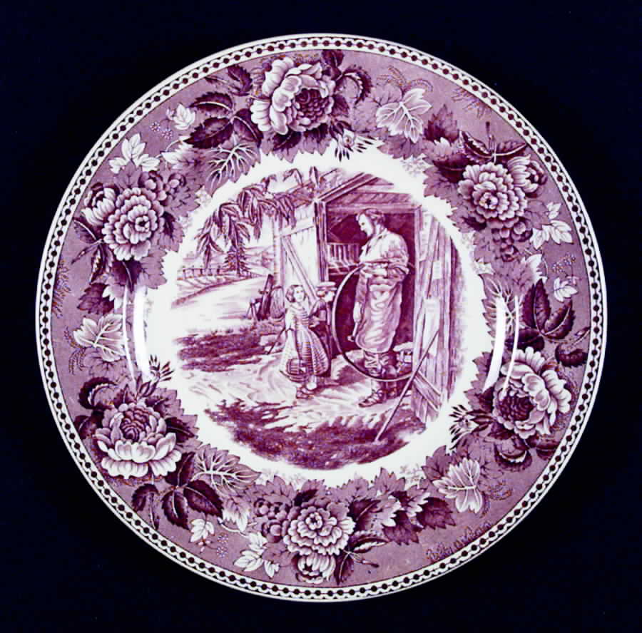 The Longfellow Series Mulberry Luncheon Plate by Wedgwood-1