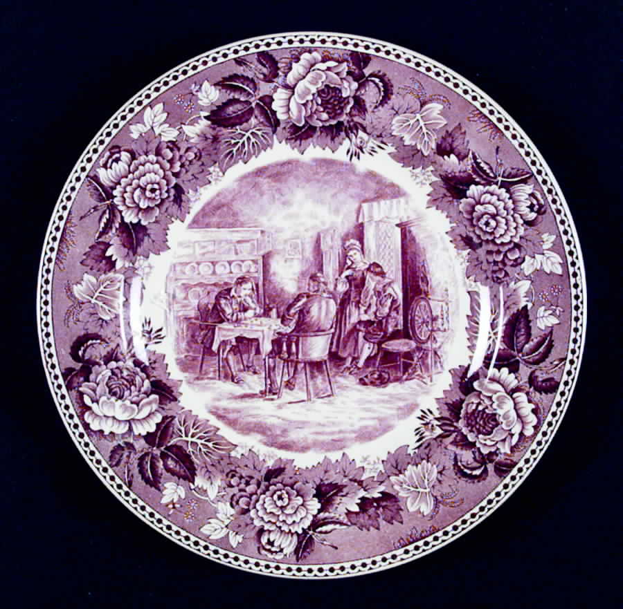 The Longfellow Series Mulberry Luncheon Plate by Wedgwood-1
